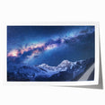 Extra large rolled print of Mount Everest in muted earth tones, ideal for art wall dining room.