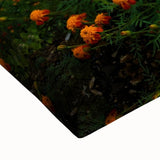 Large art of a black and white landscape painting featuring the Himalayas on stretched canvas.