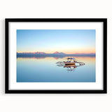 Extra large framed abstract art print of a colorful, textured Philippine landscape, ideal for living room decor.