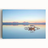 Black and white photograph of a serene Philippine landscape on large stretched canvas, suitable for kitchen wall art.