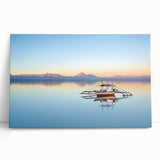 Black and white stretched canvas of a Philippine landscape, ideal for kitchen wall art or bedroom ambiance.