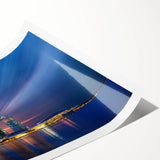 Extra large rolled print of line art flowers with muted earth tones, ideal for large living room wall art.