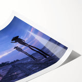 Extra large wall art featuring line art flowers in muted earth tones on a rolled canvas, ideal for large living room decor.