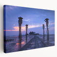 Scenic Taiwan landscape on stretched canvas with lush green and blue tones, suitable for kitchen wall art.