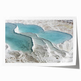 Extra large rolled print of a floral scene in soft pastel shades, ideal for art wall dining room or classy bathroom decor.