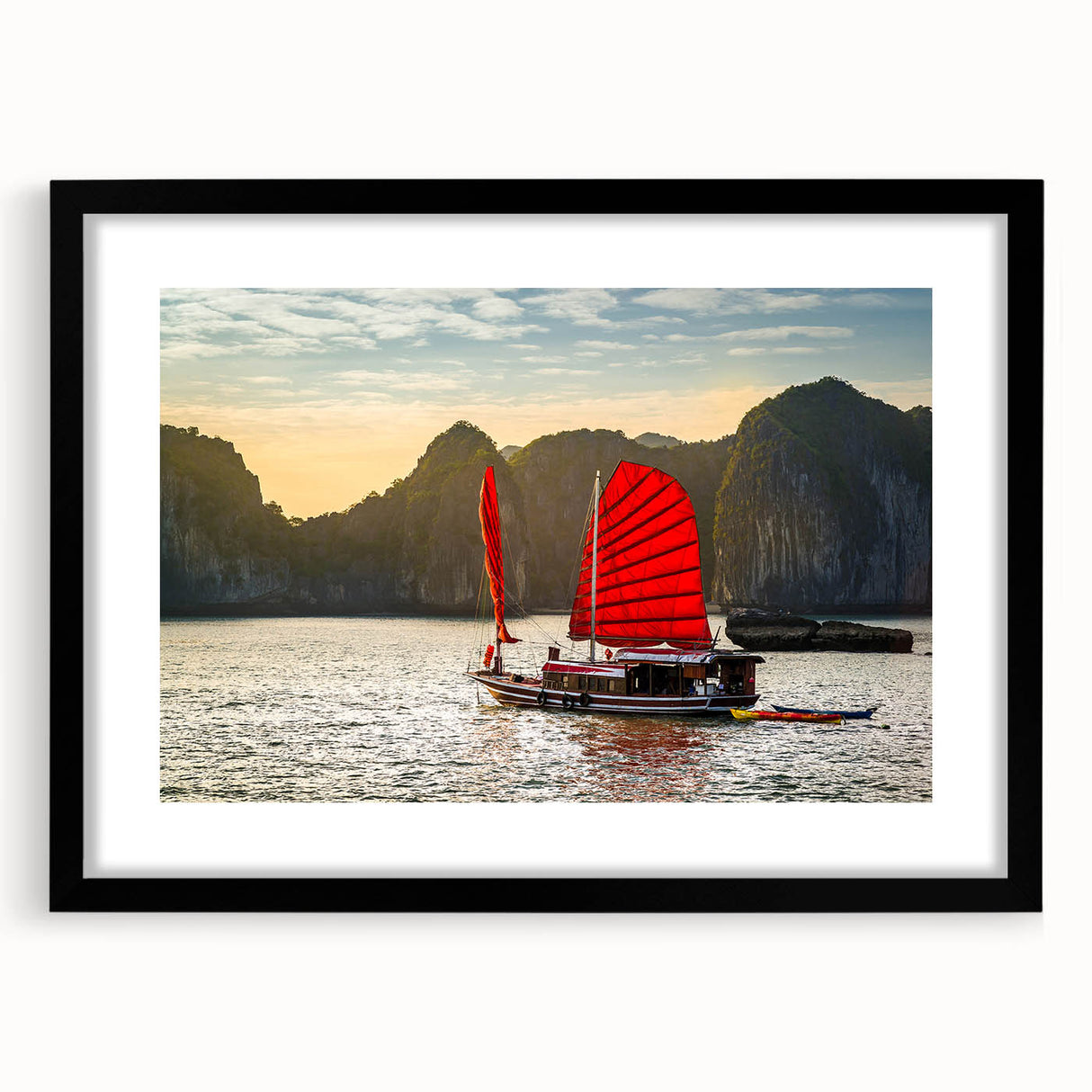 Extra large, textured abstract art print depicting colorful, abstract scenery, ideal for living room decor.