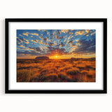 Extra large framed wall art depicting a textured abstract interpretation of Ayers Rock in vibrant, colorful hues.