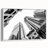 Framed canvas of Brisbane landscape in muted earth tones, ideal for bedroom wall art.