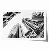 Extra large rolled print of Brisbane scenery with vibrant green and blue tones, ideal for art wall dining room.