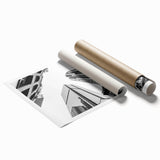 Extra large rolled print of Brisbane scenery with vibrant floral elements, perfect for classy bathroom wall art.