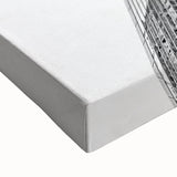 Black and white landscape art painting of Brisbane on stretched canvas, suitable for bedroom wall art.