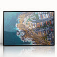Large abstract wall art depicting the Sydney skyline in black and white tones on a framed acrylic.