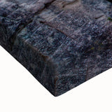 Black and white landscape art painting of Alberta scenery on stretched canvas, suitable for bedroom wall art.