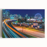 Black and white photograph of British Columbia scenery on large stretched canvas, ideal for kitchen wall art.