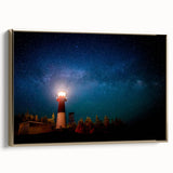 Framed canvas of a vintage-style New Brunswick landscape in muted earth tones, ideal for bedroom wall art.