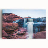 Black and white stretched canvas of Prince Edward Island scenery, ideal for kitchen wall art.