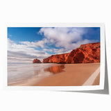 Extra large rolled print of Quebec scenery with vibrant floral elements, ideal for art wall dining room.