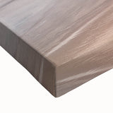 Black and white landscape art painting of Quebec scenery on stretched canvas, ideal for bedroom wall art.