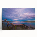 Black and white photograph of Saskatchewan scenery on stretched canvas, ideal for kitchen wall art or bedroom ambiance.