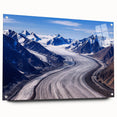 Acrylic print of a Yukon landscape in muted earth tones, ideal for bedroom or dining room decor.