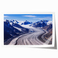 Extra large rolled print of Yukon scenery with muted green and blue tones, ideal for art wall dining room.