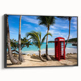 Black and white framed canvas of a vintage landscape painting, ideal for bedroom wall art.