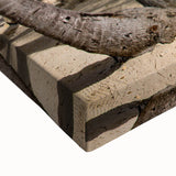 Black and white landscape art painting of Antigua on stretched canvas, suitable for bedroom wall decor.