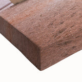 Large art featuring a black and white landscape painting of Caribbean scenery on stretched canvas.