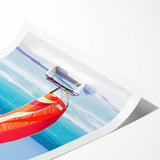 Extra large wall art featuring line art flowers in muted tones on a rolled canvas, suitable for large living room decor.