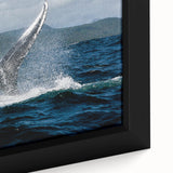 Extra large framed canvas featuring a textured, colorful Caribbean scenery, ideal for living room decor.