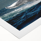 Art deco poster featuring a Caribbean scenery on a rolled canvas, suitable for dining room wall art.