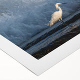 Art deco poster featuring a vibrant Caribbean Puerto Rico scenery on a rolled canvas, ideal for dining room wall art.