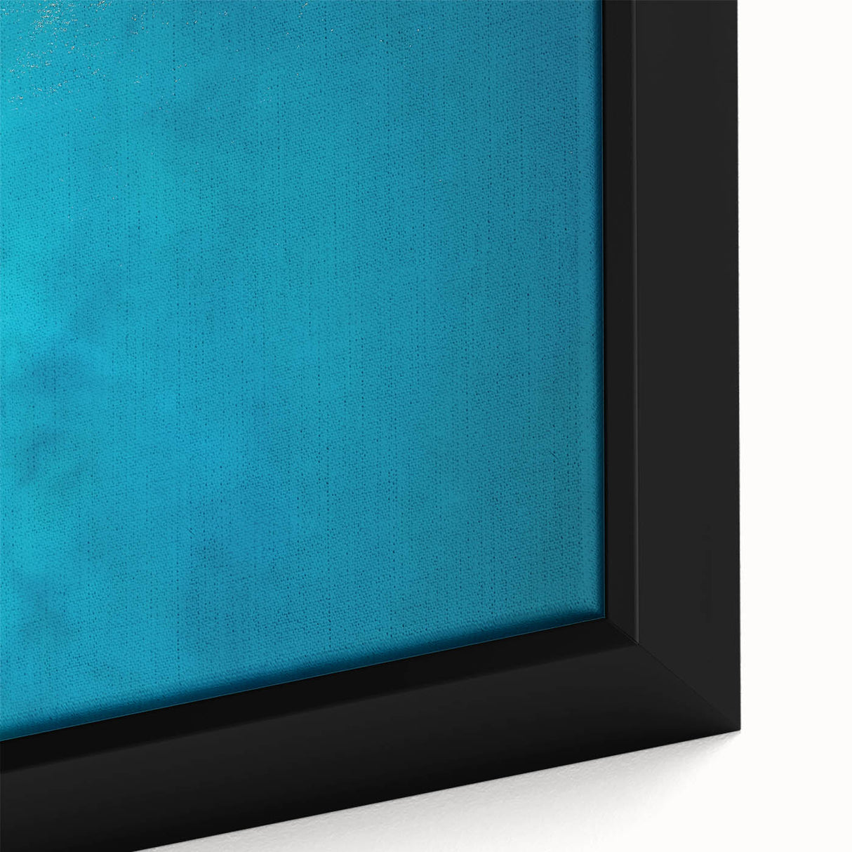 Extra large framed canvas featuring a textured Caribbean scenery in vibrant colors, ideal for living room decor.