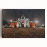 Black and white photograph of a Costa Rican landscape on large stretched canvas, ideal for kitchen wall art.