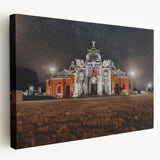 Scenic Costa Rica landscape on stretched canvas, featuring lush greenery and mountains, suitable for kitchen wall art.