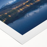 Art deco poster featuring a scenic view of Guatemala in muted earth tones on rolled canvas.