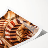 Extra large rolled print depicting vibrant floral scenery of Nicaragua, ideal for art wall dining room or classy bathroom.