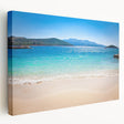 Landscape painting of a European countryside on stretched canvas, featuring earth tones, ideal for kitchen wall art.