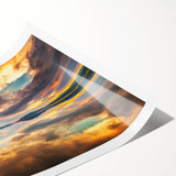 Extra large wall art featuring line art flowers in a scenic European Bulgarian setting, ideal for large living room decor.