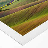 Art Deco poster of Prague skyline in muted sepia tones on rolled canvas, suitable for dining room wall art.