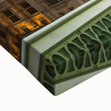 Black and white landscape art painting of Big Ben on stretched canvas, ideal for bedroom wall art.