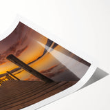 Extra large wall art featuring line art flowers in muted earth tones on a rolled canvas.