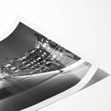 Extra large wall art featuring line art flowers in muted tones, ideal for large living room decor.