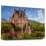 Acrylic print of Oxford scenery with soft pastel shades, ideal for bedroom or dining room decor.