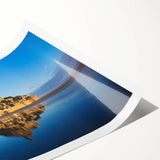 Extra large wall art featuring line art flowers in muted tones on a rolled canvas, ideal for large living room decor.