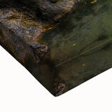 Black and white landscape art painting of Nice, France on stretched canvas, ideal for bedroom wall decor.