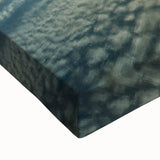 Large art of a black and white Normandy landscape on stretched canvas, suitable for bedroom wall decor.