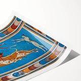 Extra large wall art of line art flowers in black on white, rolled print, suitable for large living room decor.