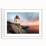 Textured art print of abstract Rhodes scenery in muted earth tones, framed with a white mat, suitable for bedroom decor.