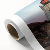 Art deco poster of Rhodes, Greece scenery in pastel shades on rolled canvas, ideal for nursery wall art.